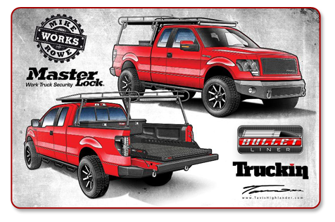 MasterLock Ultimate F-150 Work Truck Rendering